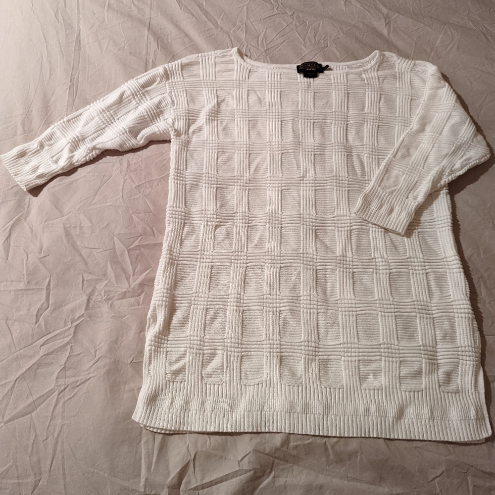 Pendleton white sweater